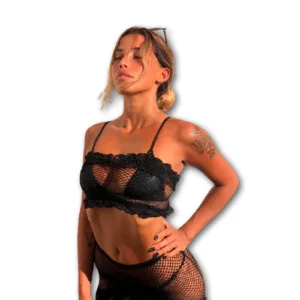 Conjunto de Red Pollera y Bando (art 1002) Talle 85 a 95